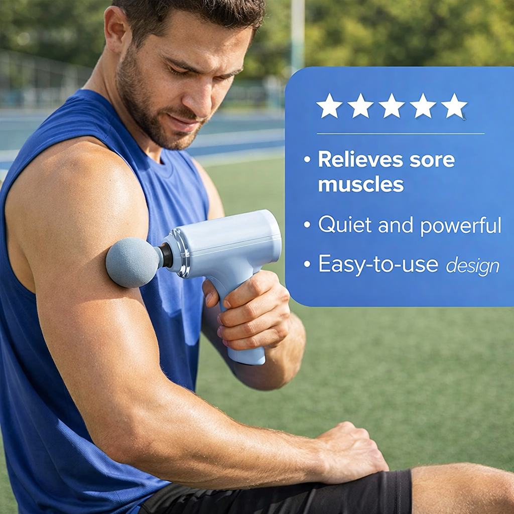 Jeetify Gun Massager For Pain Relief