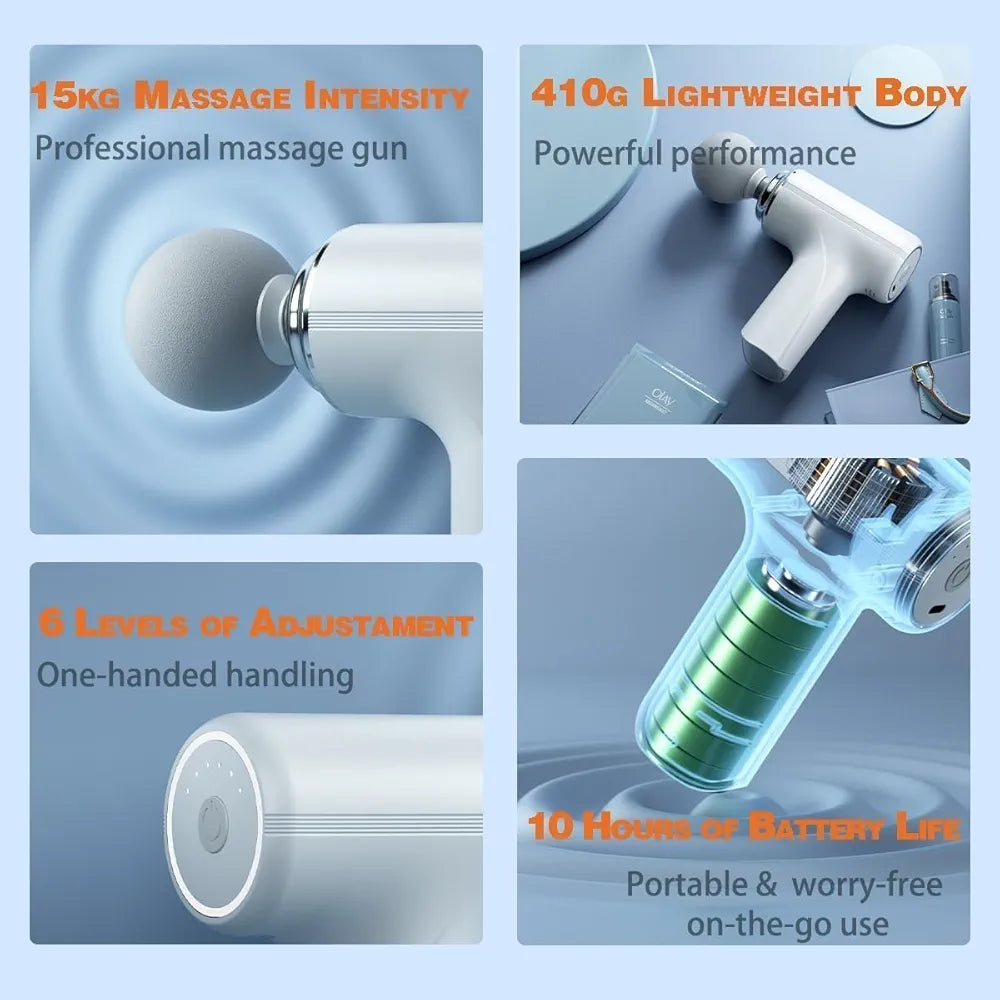 Jeetify Gun Massager For Pain Relief