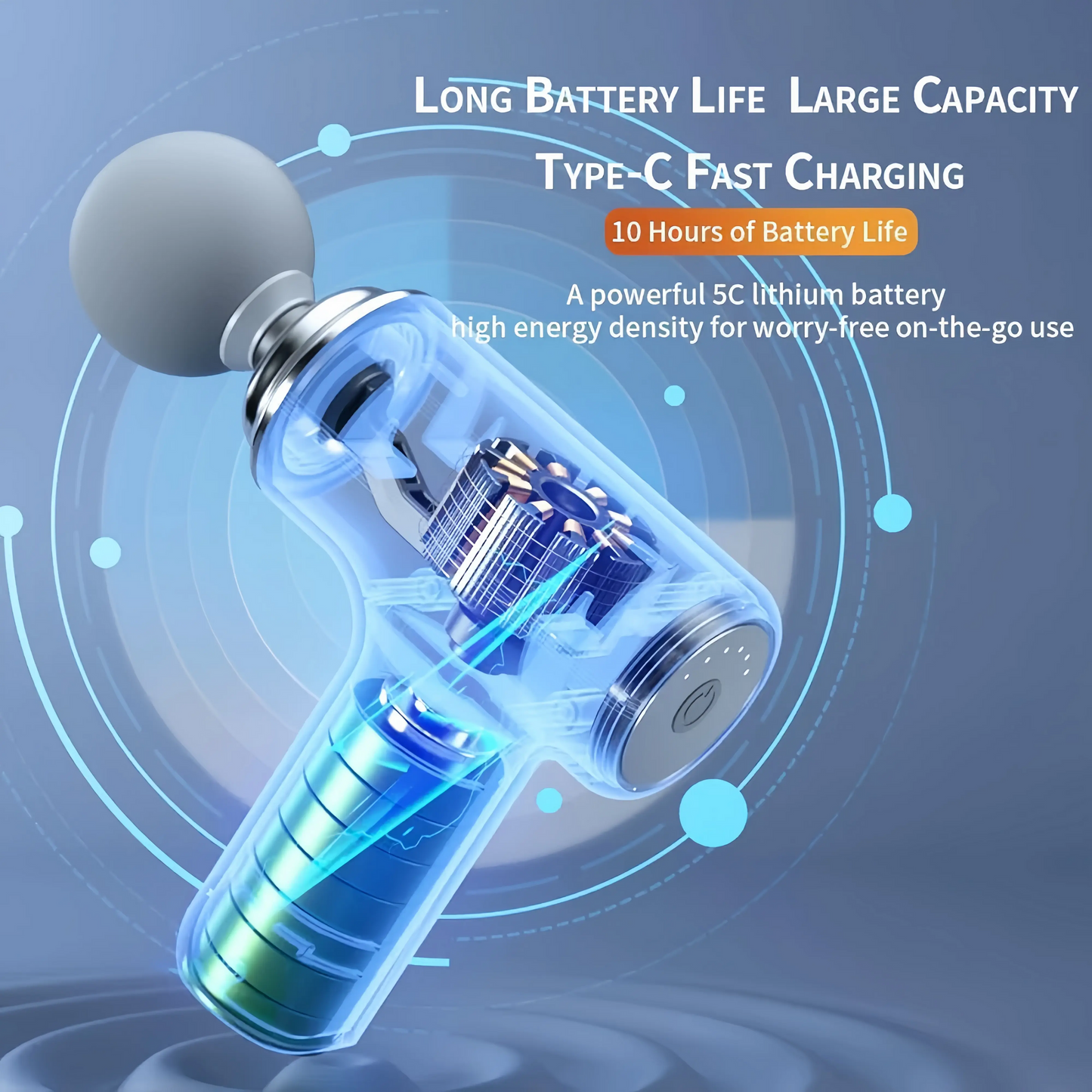 Jeetify Gun Massager For Pain Relief